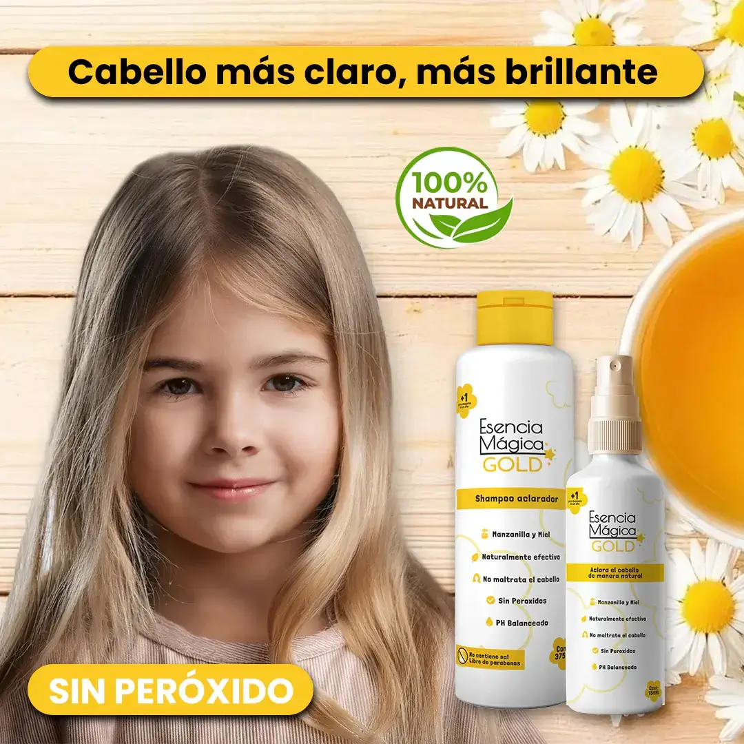 Kit Aclarador Natural Esencia Mágica Gold
